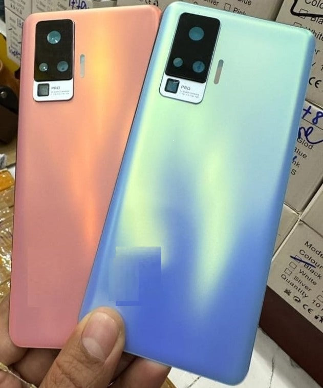 Mozomart Back Panel with Camera Lens for Vivo X50 Pro Rose Gold Mozomart Mozomart Back Panel with Camera Lens for Vivo X50 Pro Rose Gold Mozomart